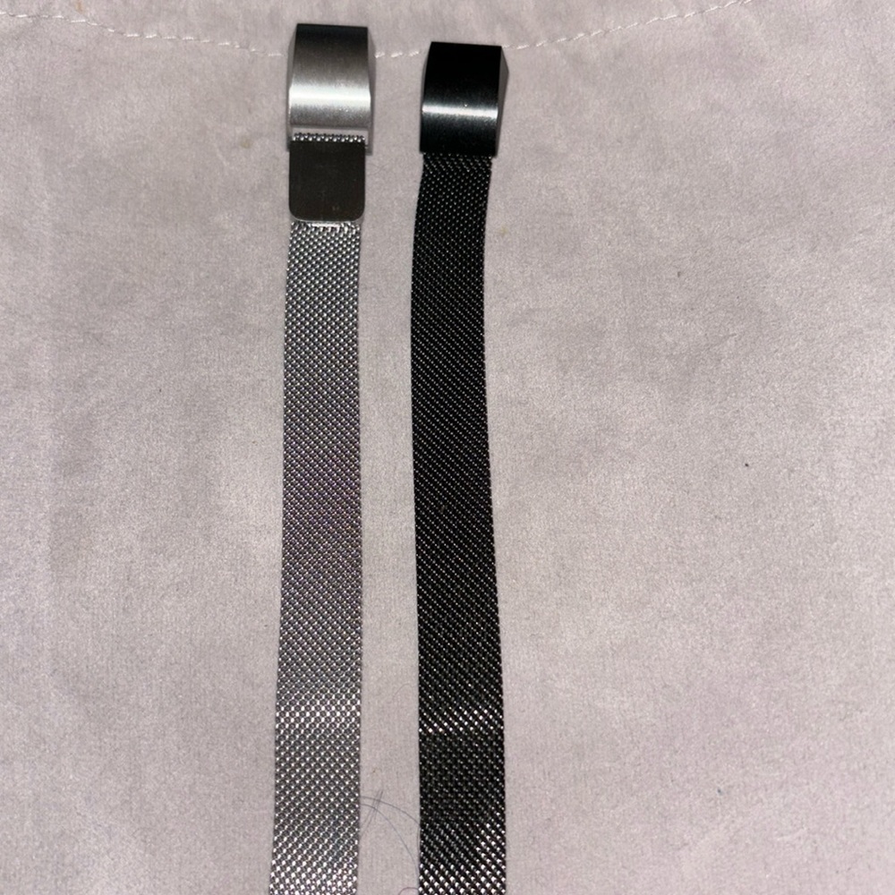 2 small/medium Fitbit flex metal bracelets